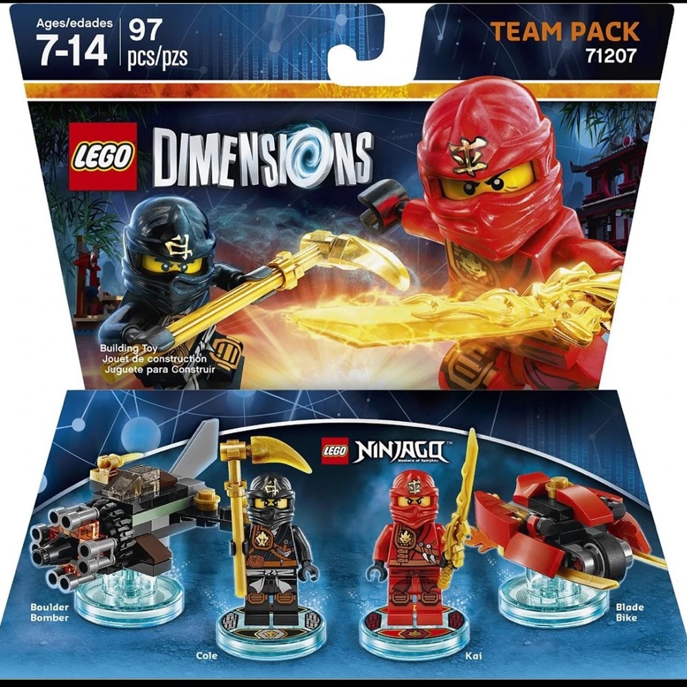 NEW! NIB Lego Ninjago 71207 LEGO DIMENSIONS Team Pack